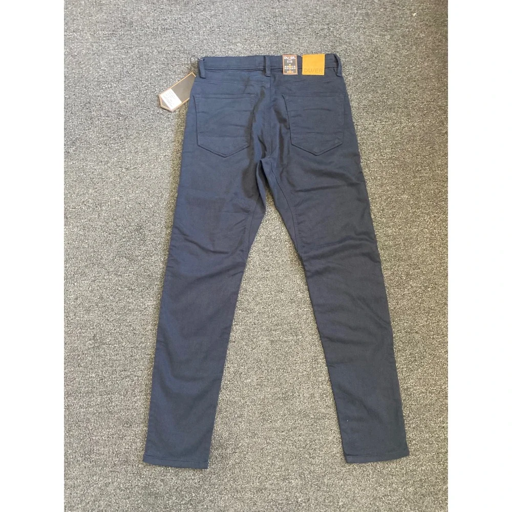 DU/ER‎ No Sweat Slim Pants Navy Mens 30x32 Technical Fabric Outdoors Hiking NEW